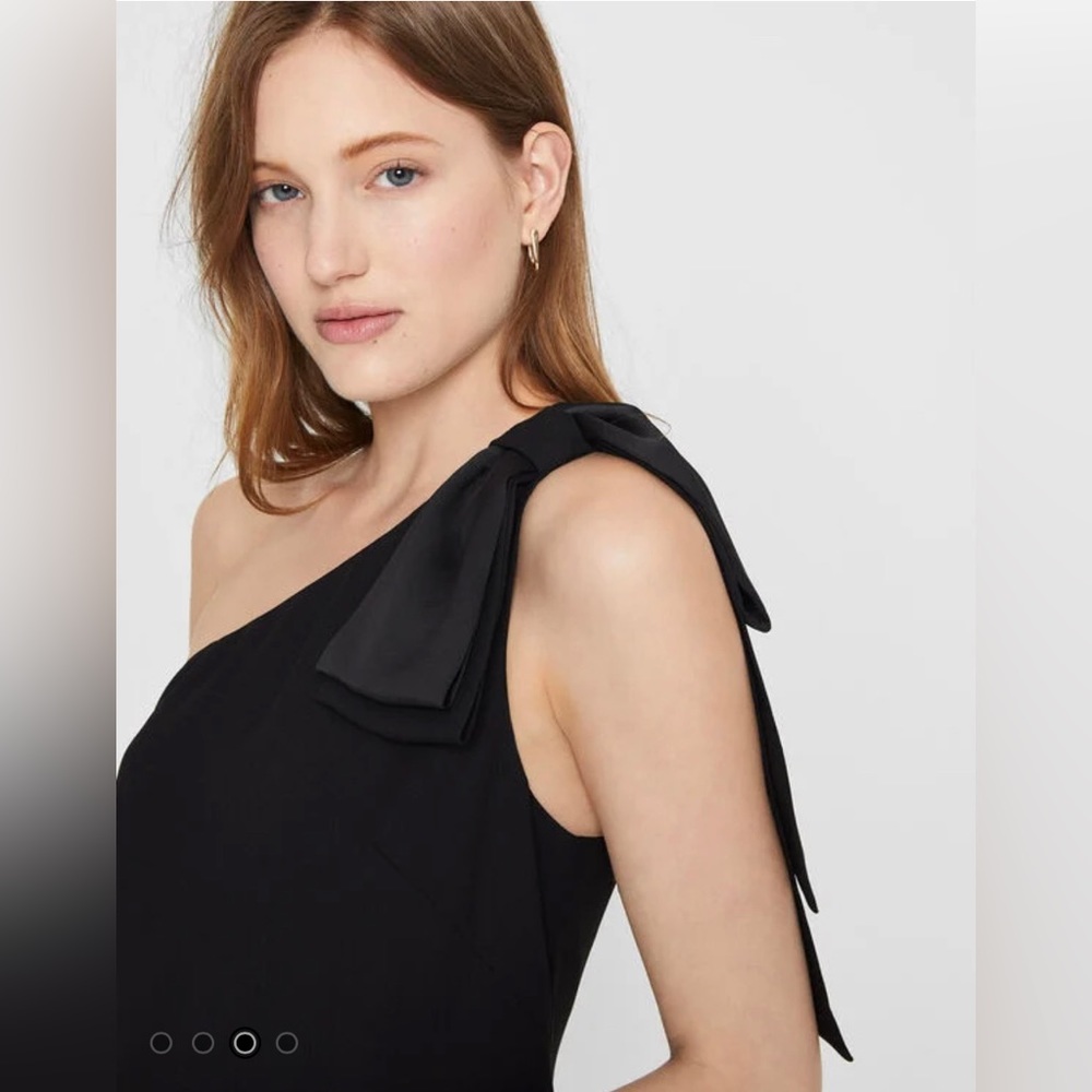Club Monaco Karena Asymmetrical Bow Dress - Picture 6 of 9